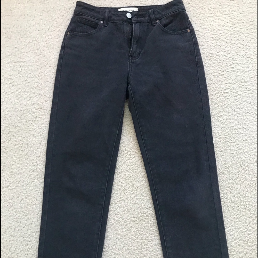 Black pacsun mom jeans
